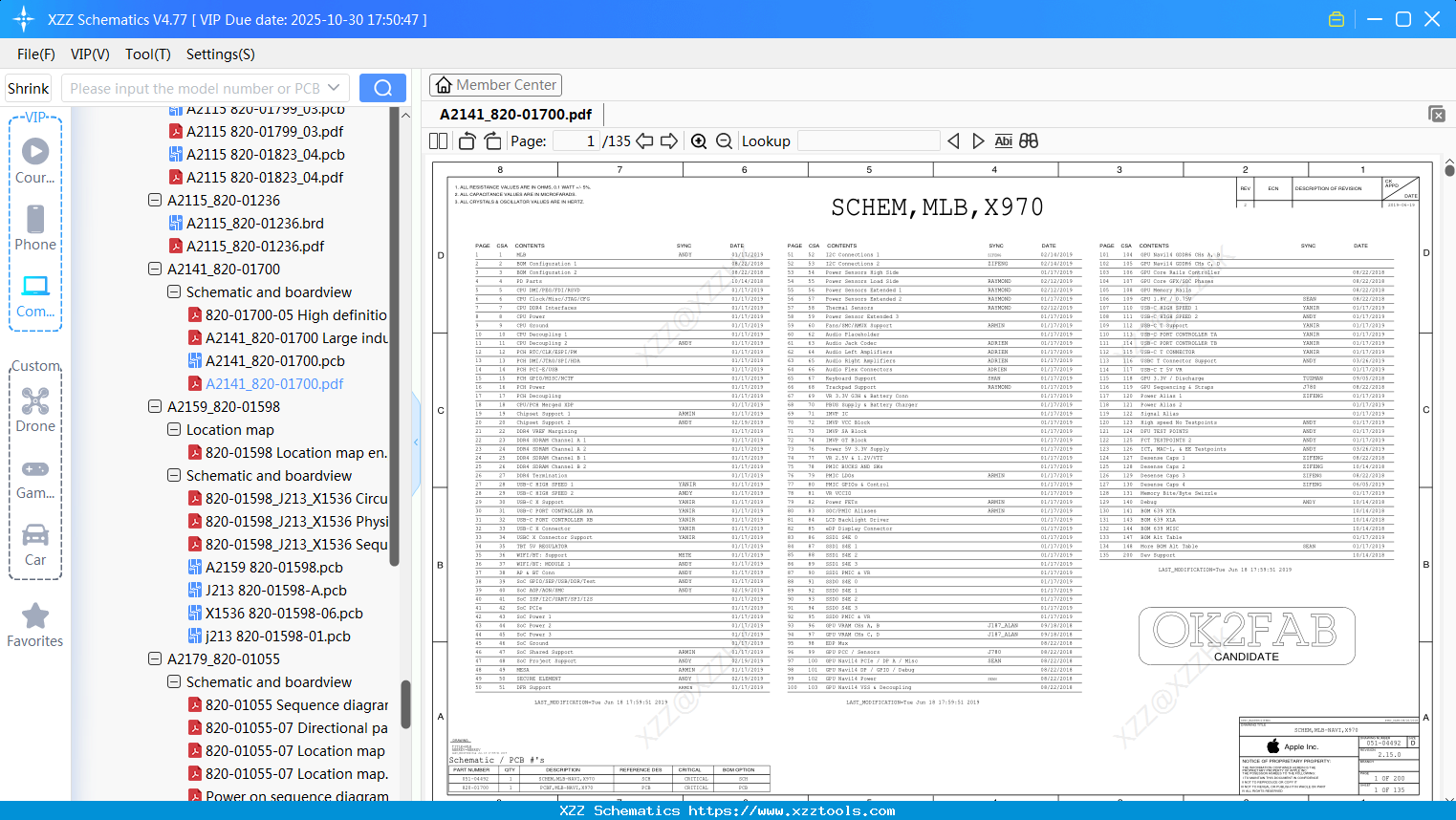 Laptop Apple A2141_820-01700